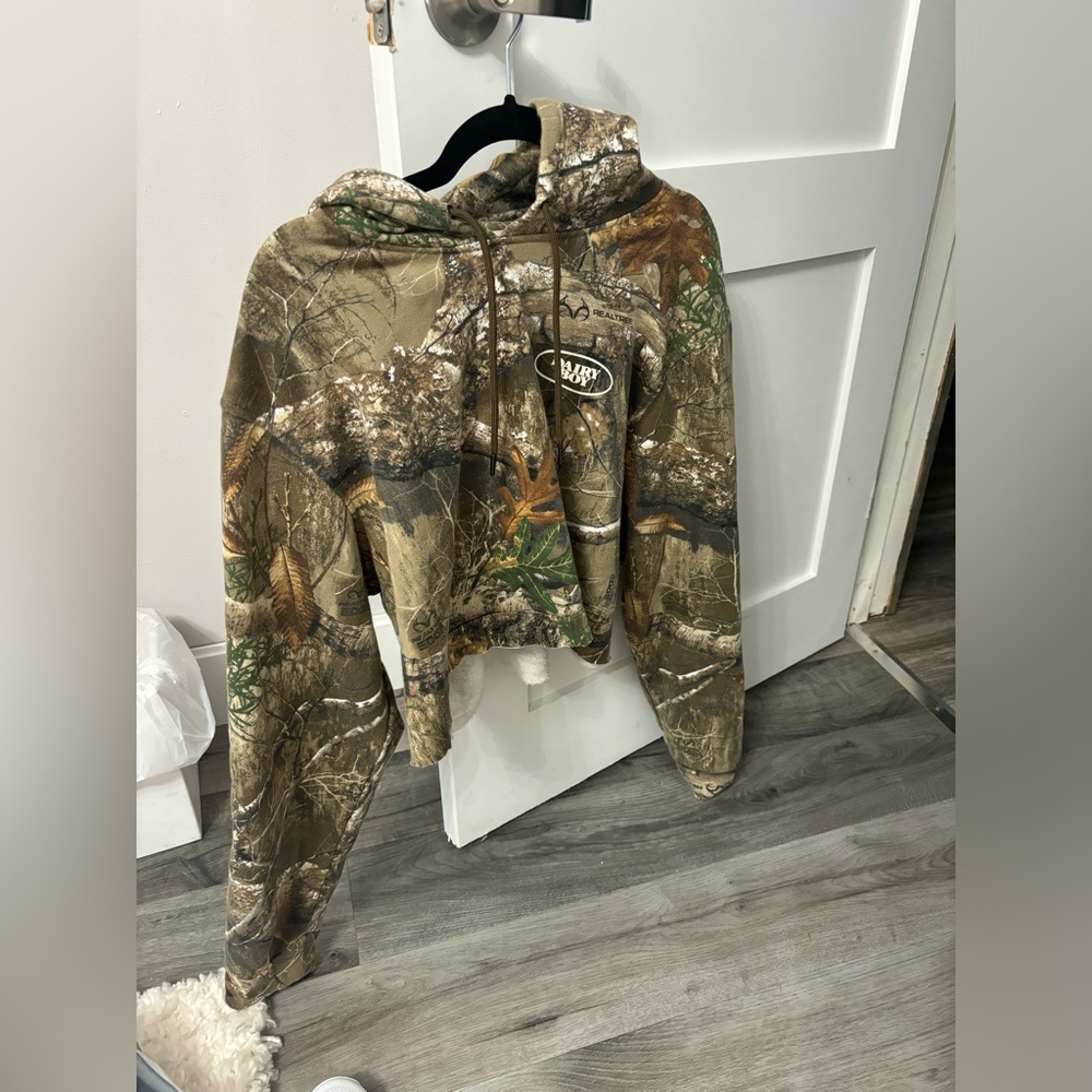 Dairy Boy camo hoodie